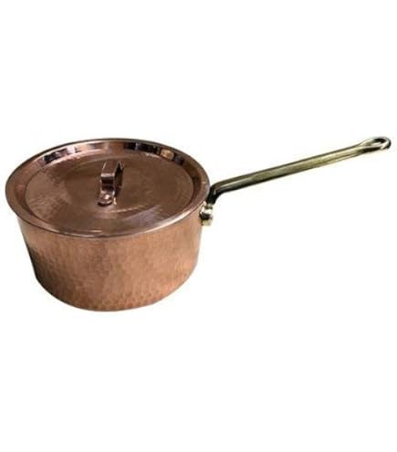 Amazon.co.jp: 新光堂 日本製 純銅 深型鍋 21㎝ 銅楽 まごころ伝心